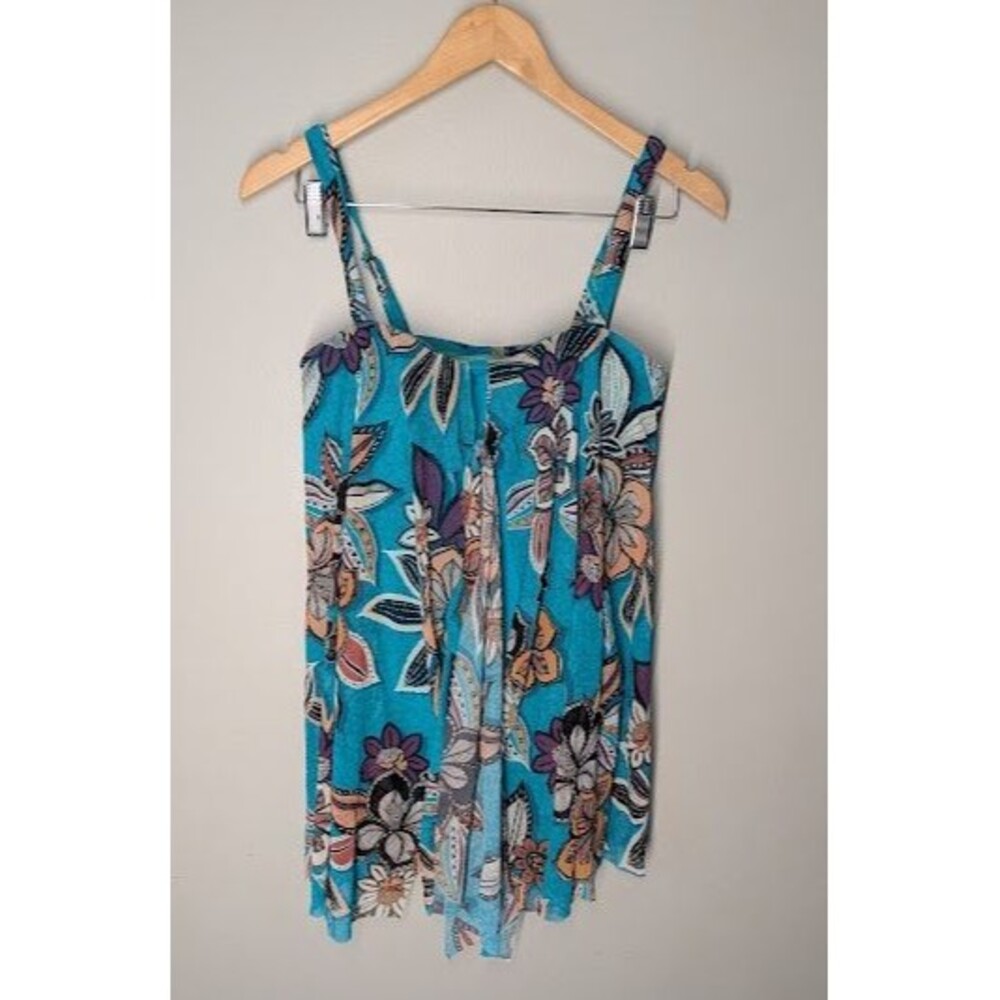 Coco Reef Bra Size Swim Dress 34C One Piece Underwire Flowy NWT